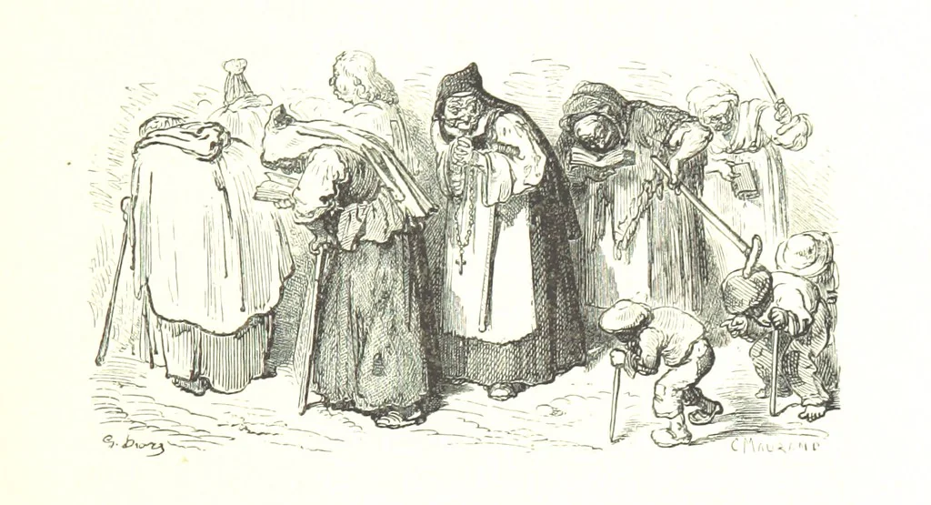 An illustration from Voyage aux Pyrénées ... Troisième édition illustrée par Gustave Doré, 1860, leaf 219