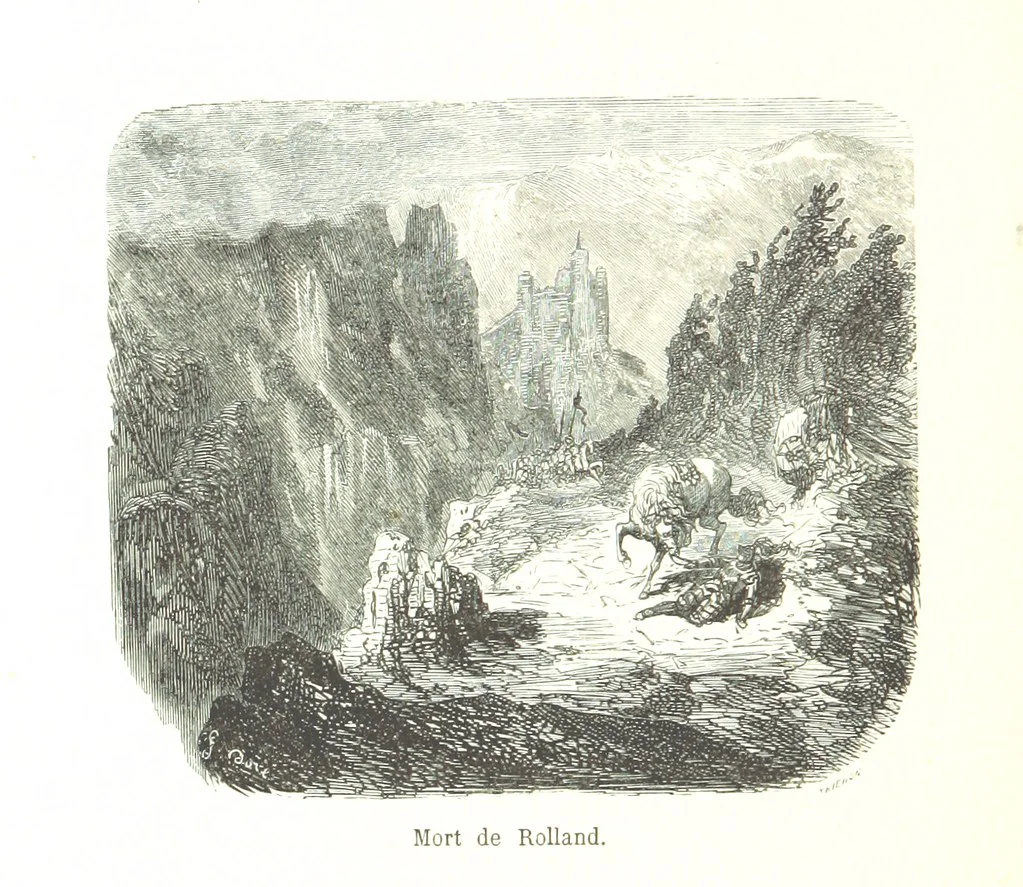 An illustration from Voyage aux Pyrénées ... Troisième édition illustrée par Gustave Doré, 1860, leaf 228