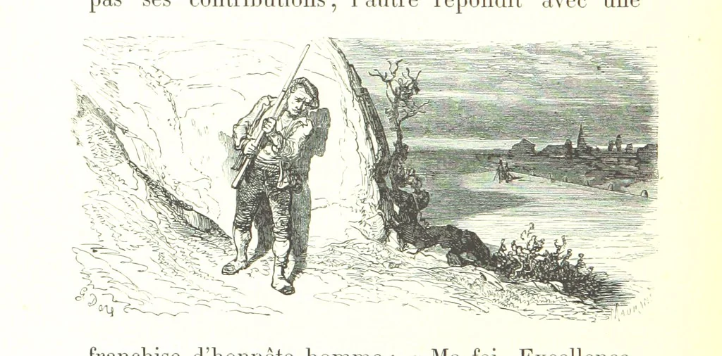 An illustration from Voyage aux Pyrénées ... Troisième édition illustrée par Gustave Doré, 1860, leaf 230