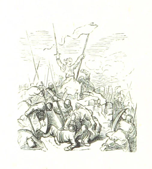 An illustration from Voyage aux Pyrénées ... Troisième édition illustrée par Gustave Doré, 1860, leaf 232