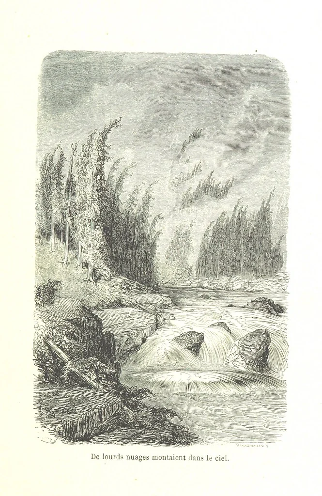 An illustration from Voyage aux Pyrénées ... Troisième édition illustrée par Gustave Doré, 1860, leaf 267