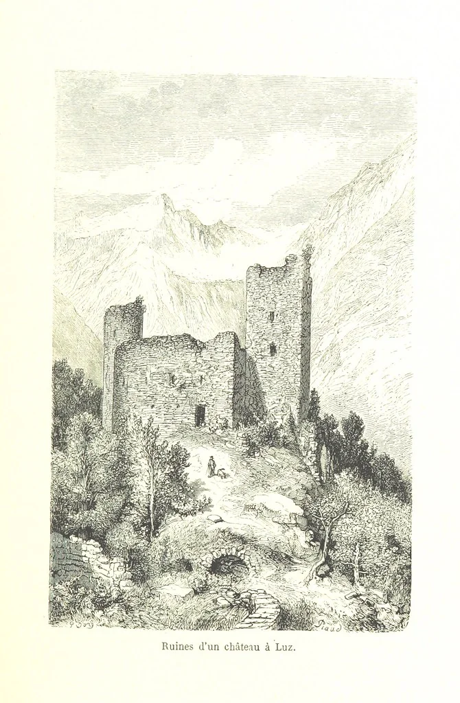 An illustration from Voyage aux Pyrénées ... Troisième édition illustrée par Gustave Doré, 1860, leaf 273