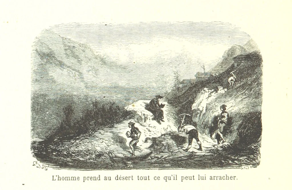 An illustration from Voyage aux Pyrénées ... Troisième édition illustrée par Gustave Doré, 1860, leaf 276