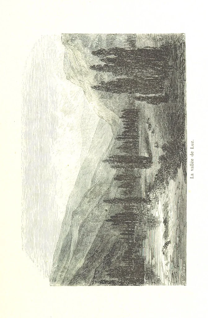An illustration from Voyage aux Pyrénées ... Troisième édition illustrée par Gustave Doré, 1860, leaf 279