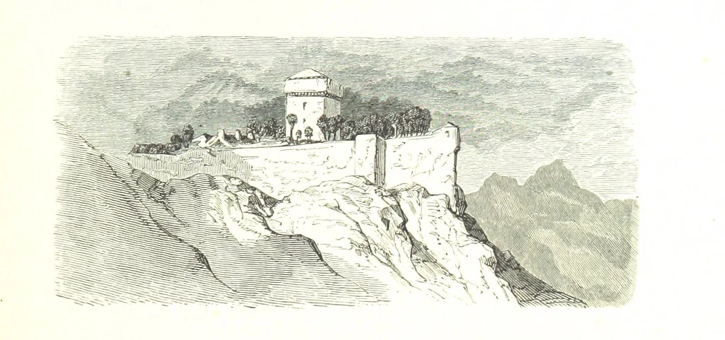 An illustration from Voyage aux Pyrénées ... Troisième édition illustrée par Gustave Doré, 1860, leaf 283