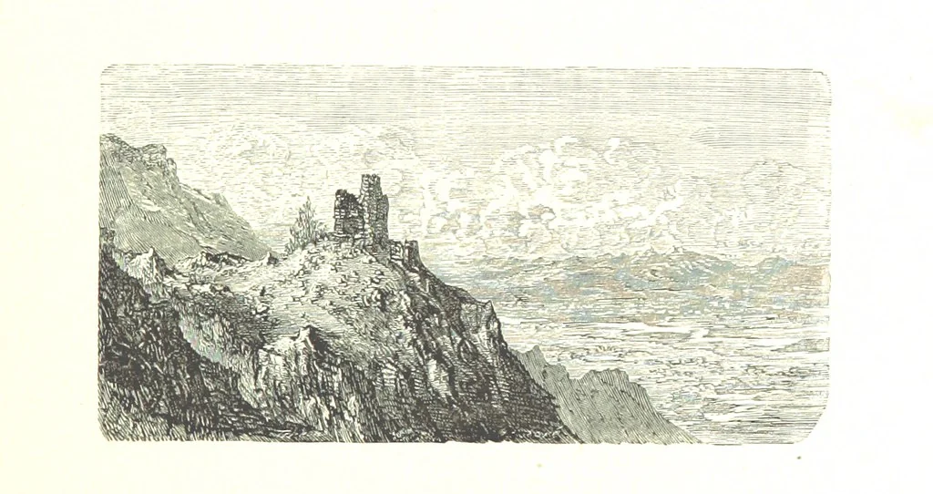 An illustration from Voyage aux Pyrénées ... Troisième édition illustrée par Gustave Doré, 1860, leaf 285