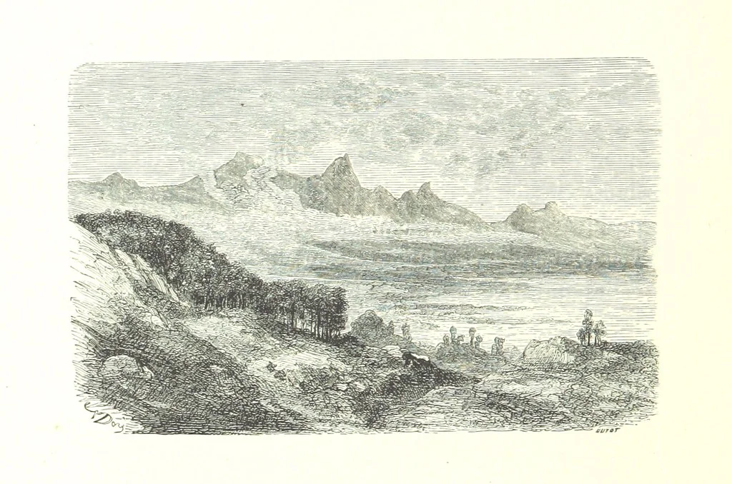 An illustration from Voyage aux Pyrénées ... Troisième édition illustrée par Gustave Doré, 1860, leaf 290