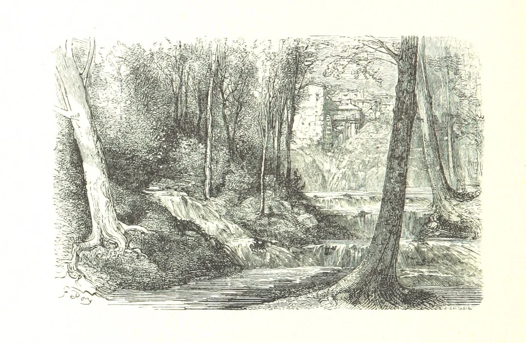 An illustration from Voyage aux Pyrénées ... Troisième édition illustrée par Gustave Doré, 1860, leaf 294