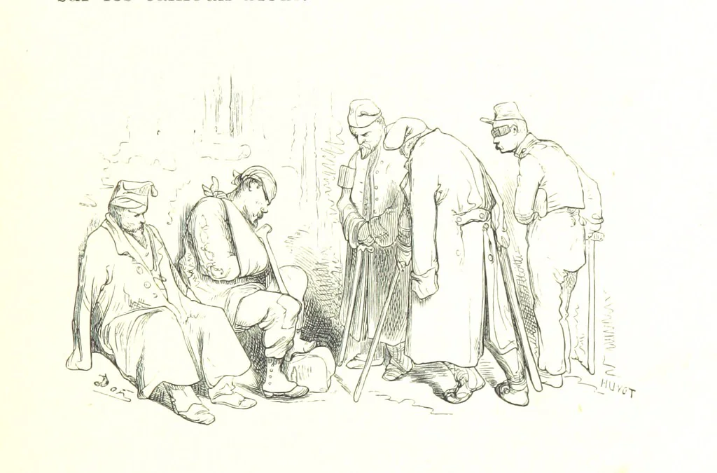 An illustration from Voyage aux Pyrénées ... Troisième édition illustrée par Gustave Doré, 1860, leaf 299