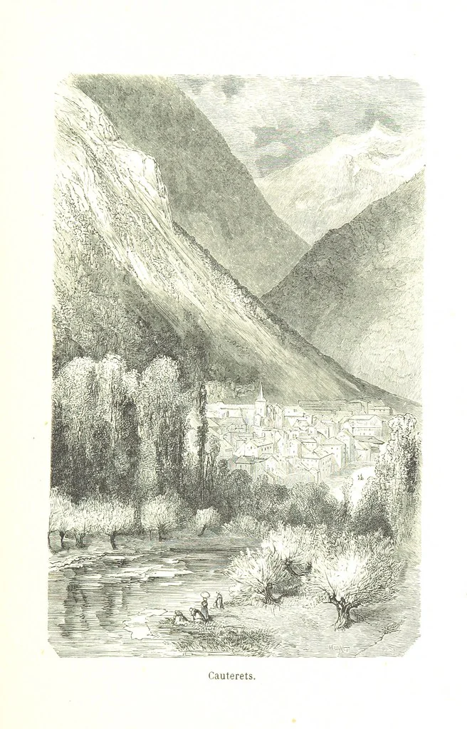 An illustration from Voyage aux Pyrénées ... Troisième édition illustrée par Gustave Doré, 1860, leaf 313
