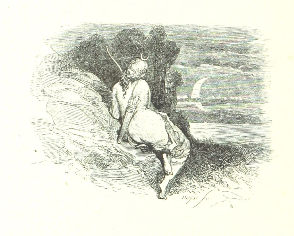 An illustration from Voyage aux Pyrénées ... Troisième édition illustrée par Gustave Doré, 1860, leaf 320