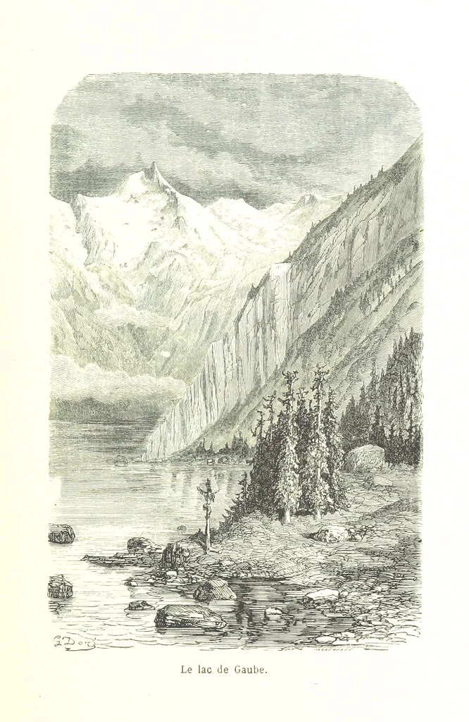 An illustration from Voyage aux Pyrénées ... Troisième édition illustrée par Gustave Doré, 1860, leaf 325