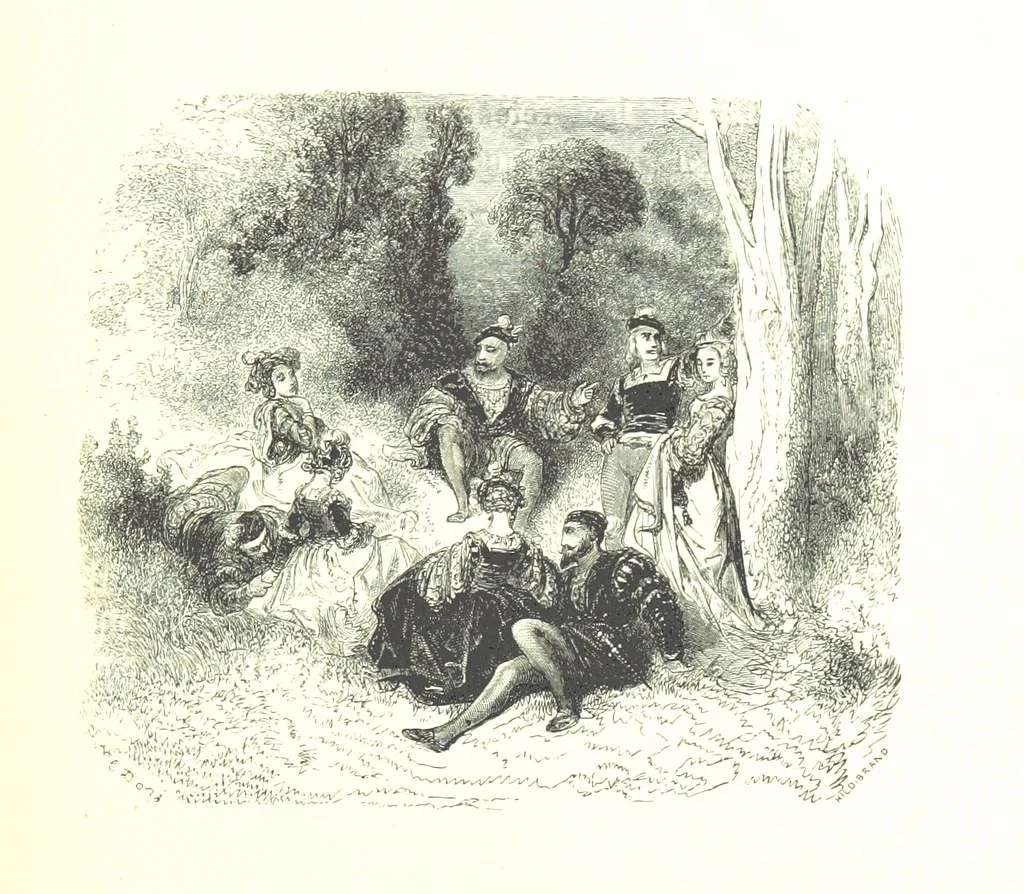 An illustration from Voyage aux Pyrénées ... Troisième édition illustrée par Gustave Doré, 1860, leaf 327