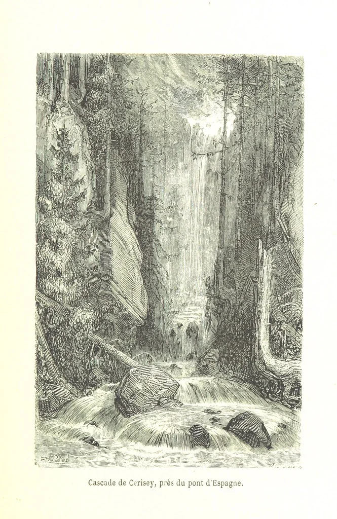An illustration from Voyage aux Pyrénées ... Troisième édition illustrée par Gustave Doré, 1860, leaf 329
