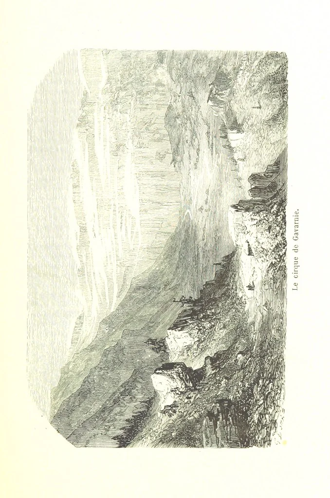 An illustration from Voyage aux Pyrénées ... Troisième édition illustrée par Gustave Doré, 1860, leaf 365