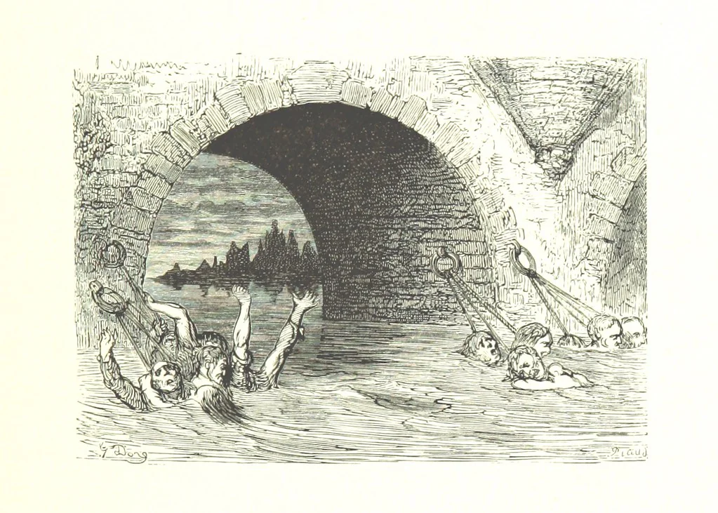 An illustration from Voyage aux Pyrénées ... Troisième édition illustrée par Gustave Doré, 1860, leaf 37