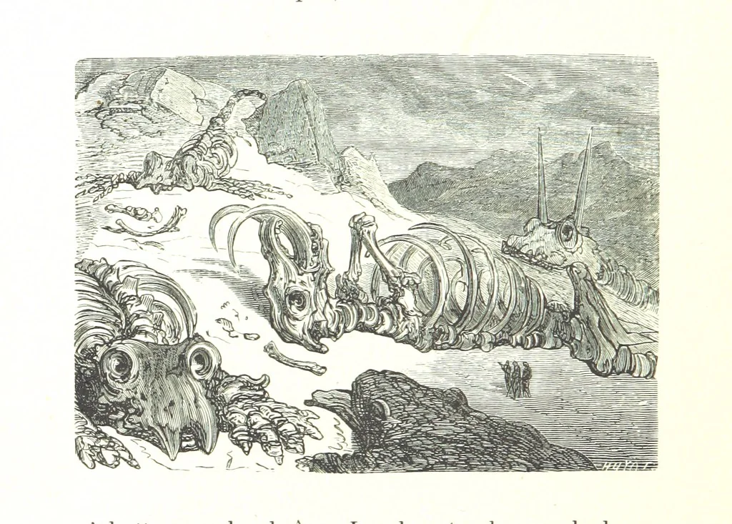 An illustration from Voyage aux Pyrénées ... Troisième édition illustrée par Gustave Doré, 1860, leaf 382