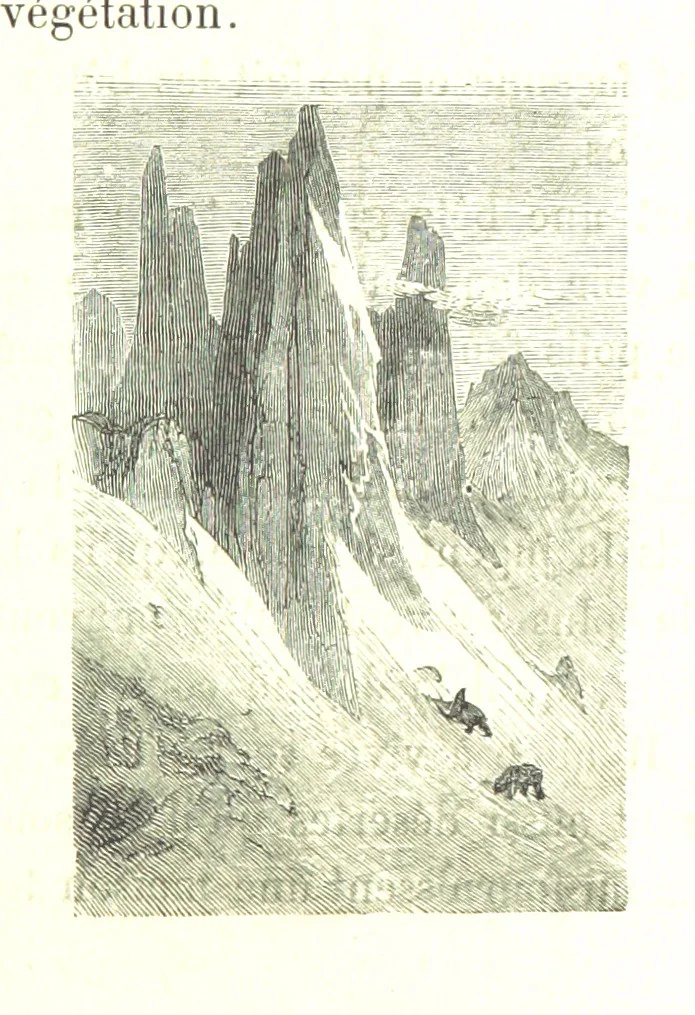 An illustration from Voyage aux Pyrénées ... Troisième édition illustrée par Gustave Doré, 1860, leaf 403