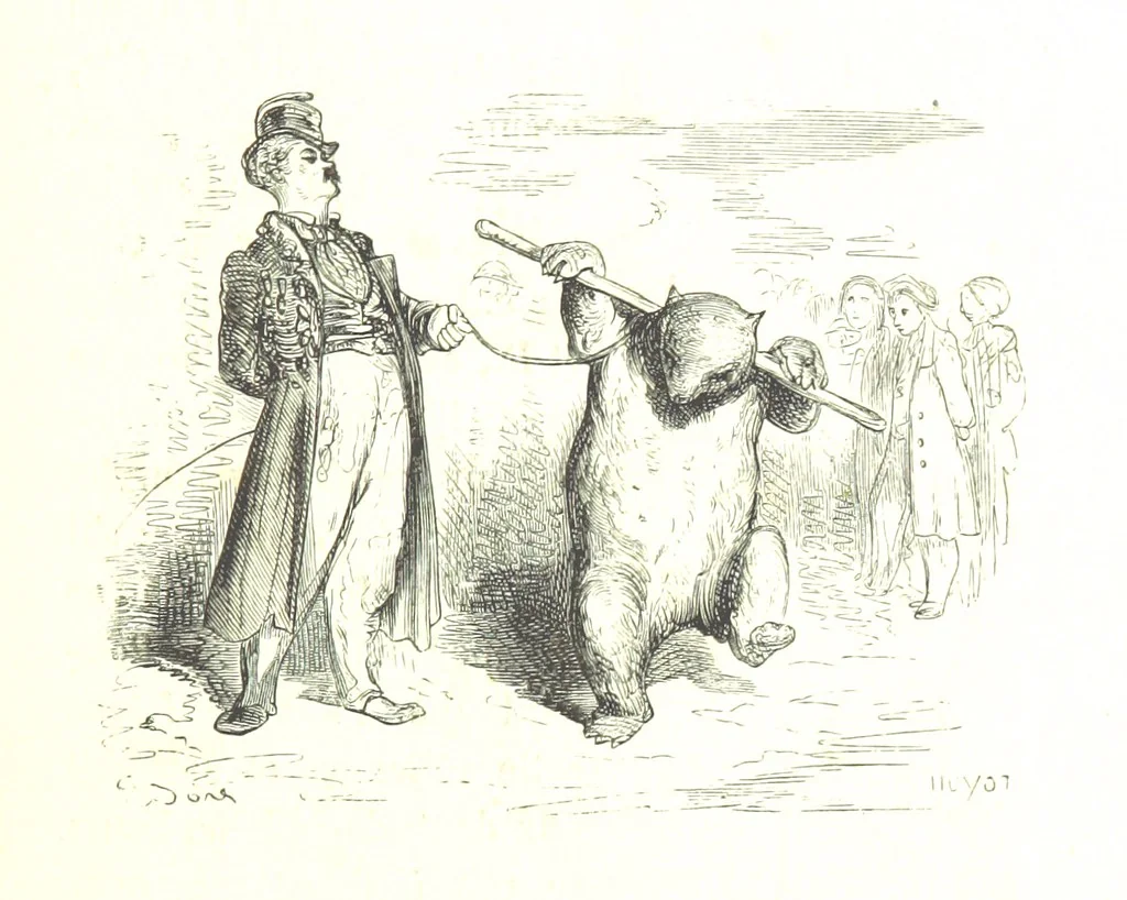 An illustration from Voyage aux Pyrénées ... Troisième édition illustrée par Gustave Doré, 1860, leaf 407