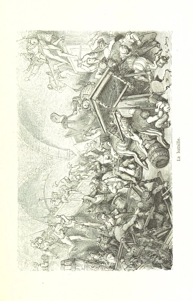An illustration from Voyage aux Pyrénées ... Troisième édition illustrée par Gustave Doré, 1860, leaf 41