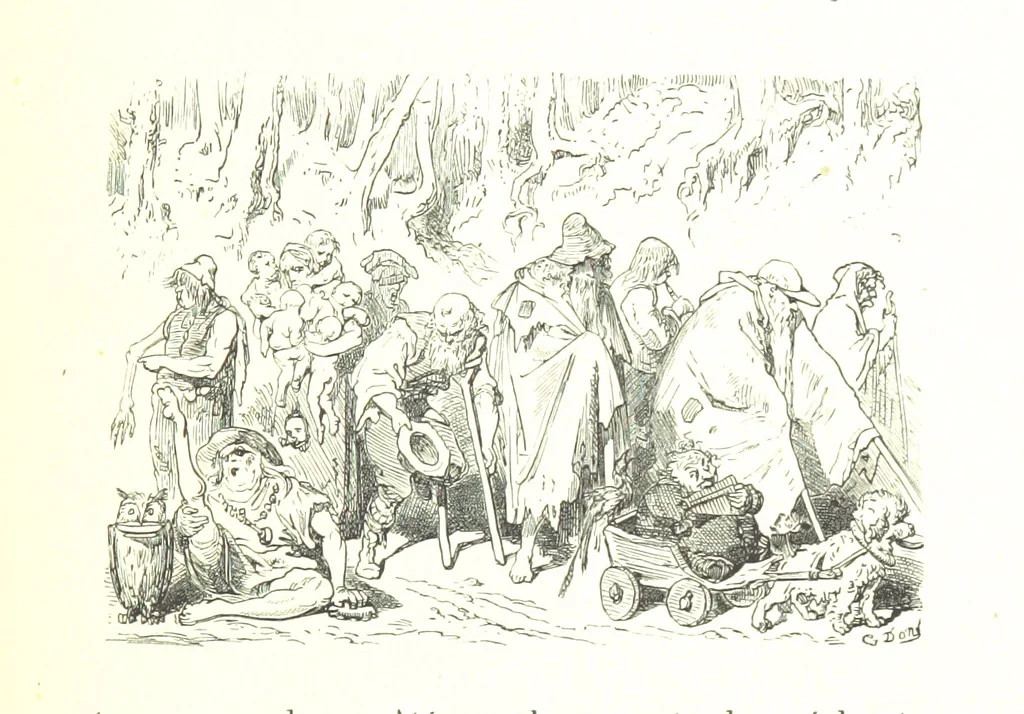 An illustration from Voyage aux Pyrénées ... Troisième édition illustrée par Gustave Doré, 1860, leaf 429