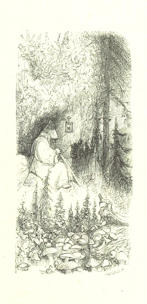 An illustration from Voyage aux Pyrénées ... Troisième édition illustrée par Gustave Doré, 1860, leaf 435