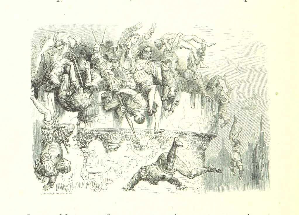 An illustration from Voyage aux Pyrénées ... Troisième édition illustrée par Gustave Doré, 1860, leaf 442