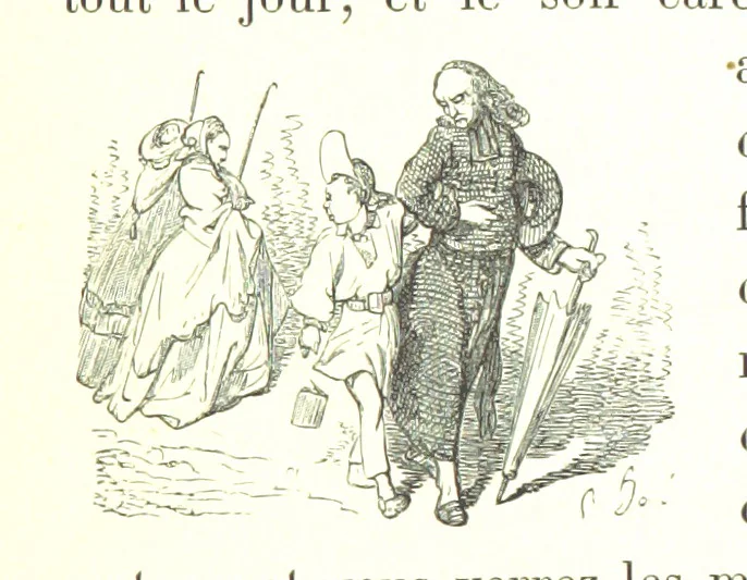 An illustration from Voyage aux Pyrénées ... Troisième édition illustrée par Gustave Doré, 1860, leaf 459