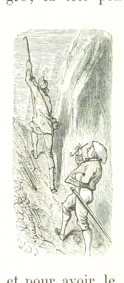 An illustration from Voyage aux Pyrénées ... Troisième édition illustrée par Gustave Doré, 1860, leaf 464