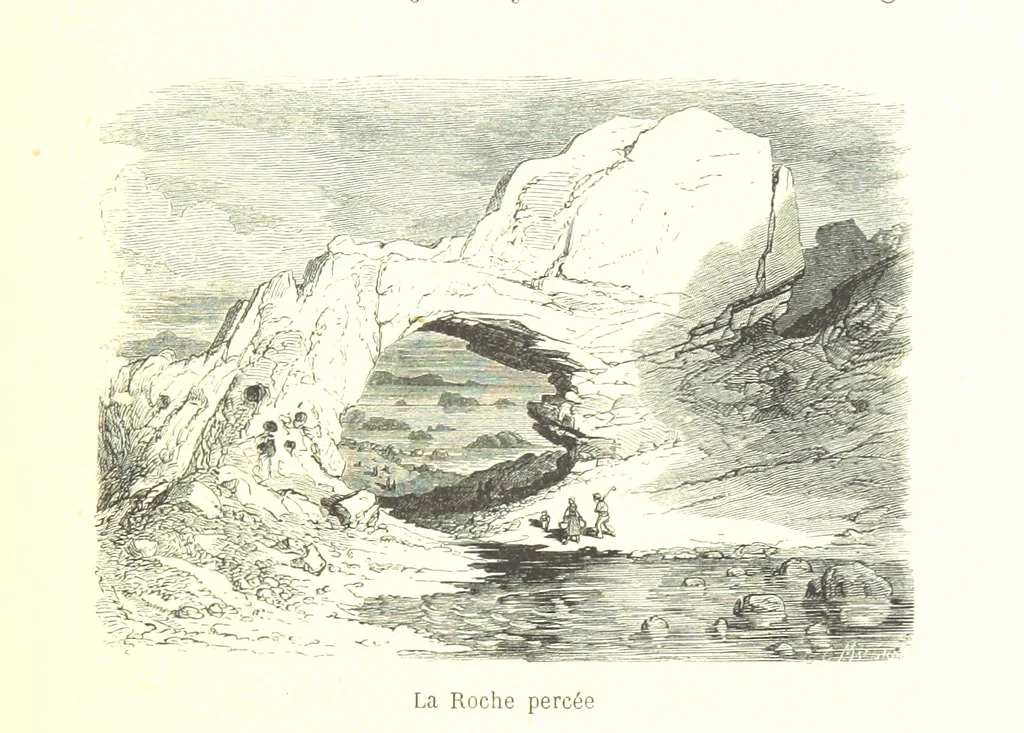 An illustration from Voyage aux Pyrénées ... Troisième édition illustrée par Gustave Doré, 1860, leaf 49