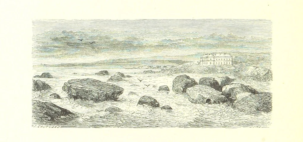 An illustration from Voyage aux Pyrénées ... Troisième édition illustrée par Gustave Doré, 1860, leaf 52