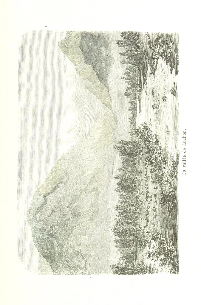 An illustration from Voyage aux Pyrénées ... Troisième édition illustrée par Gustave Doré, 1860, leaf 521