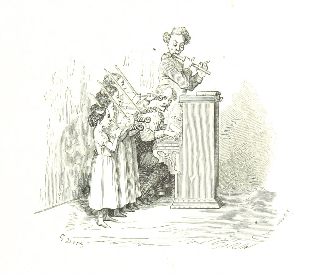 An illustration from Voyage aux Pyrénées ... Troisième édition illustrée par Gustave Doré, 1860, leaf 527