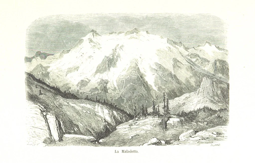 An illustration from Voyage aux Pyrénées ... Troisième édition illustrée par Gustave Doré, 1860, leaf 543
