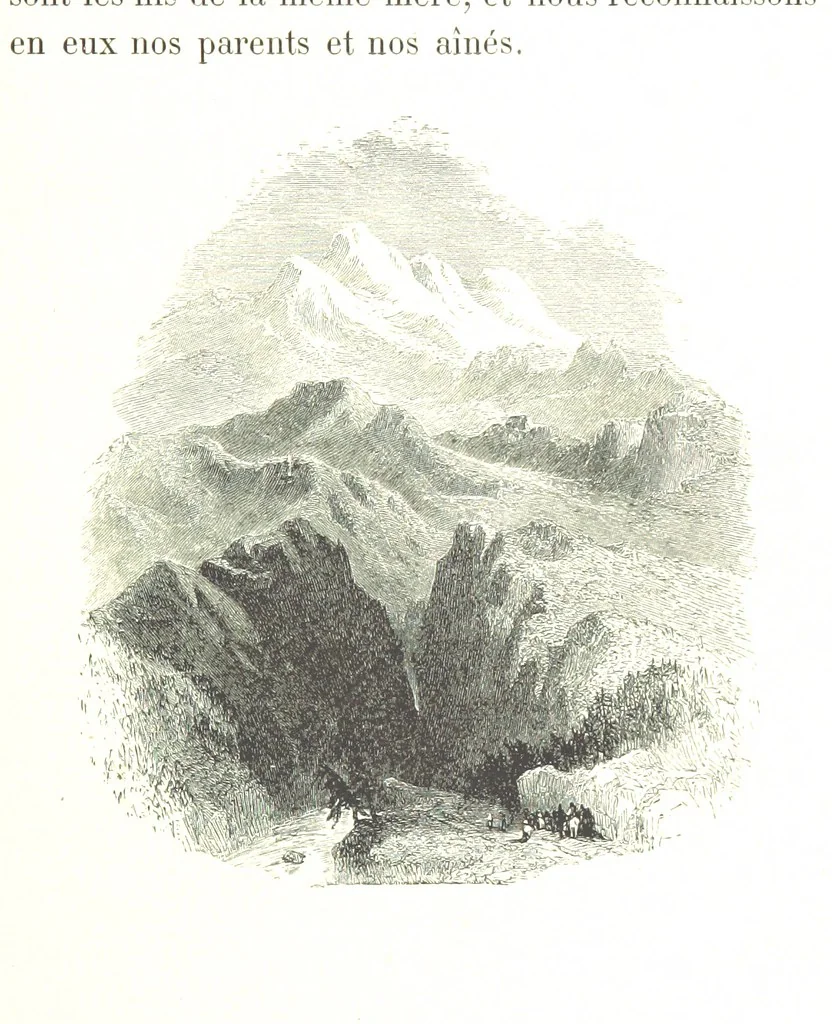 An illustration from Voyage aux Pyrénées ... Troisième édition illustrée par Gustave Doré, 1860, leaf 547