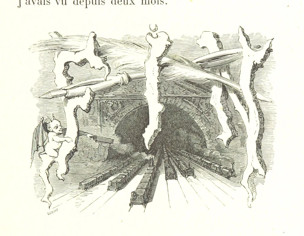 An illustration from Voyage aux Pyrénées ... Troisième édition illustrée par Gustave Doré, 1860, leaf 561