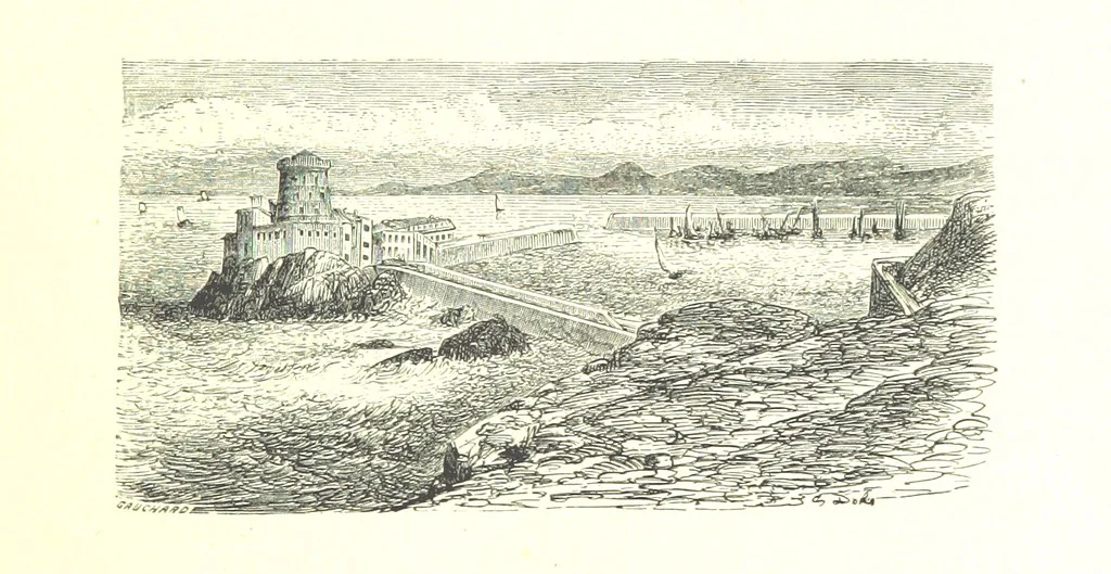 An illustration from Voyage aux Pyrénées ... Troisième édition illustrée par Gustave Doré, 1860, leaf 59