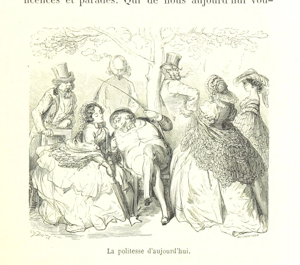 An illustration from Voyage aux Pyrénées ... Troisième édition illustrée par Gustave Doré, 1860, leaf 61