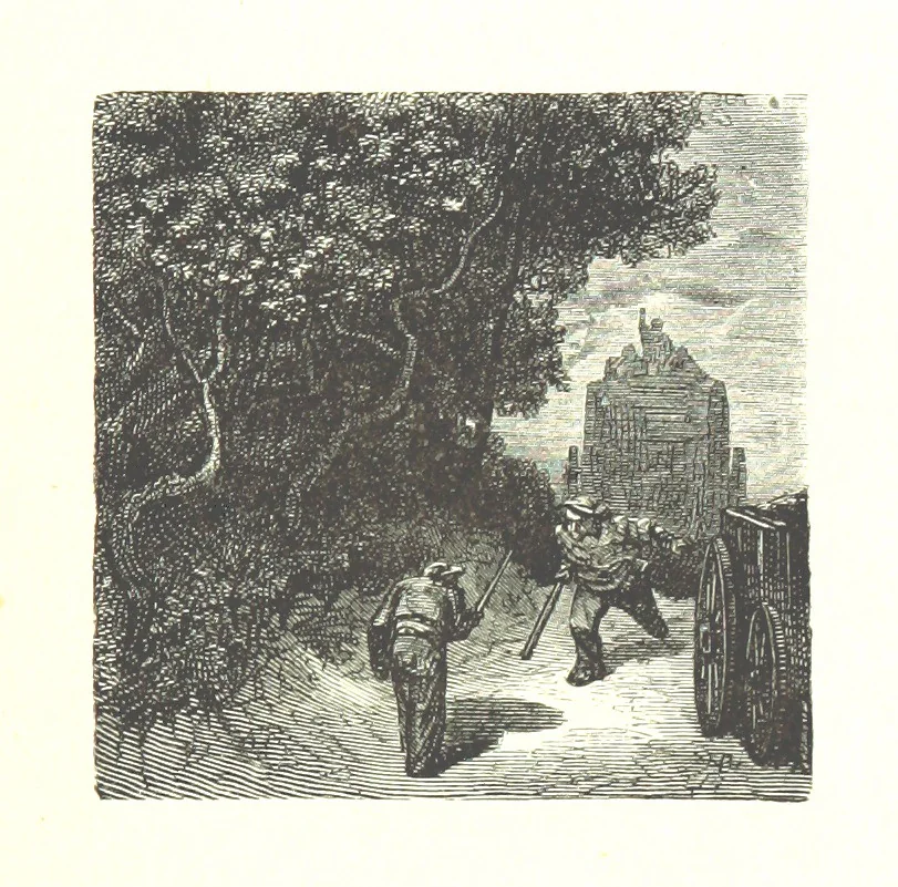 An illustration from Voyage aux Pyrénées ... Troisième édition illustrée par Gustave Doré, 1860, leaf 87