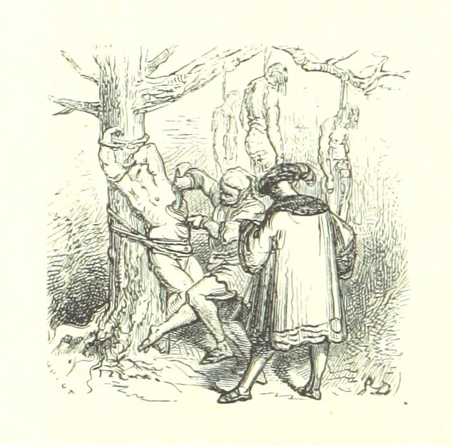An illustration from Voyage aux Pyrénées ... Troisième édition illustrée par Gustave Doré, 1860, leaf 90