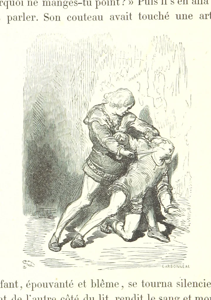 An illustration from Voyage aux Pyrénées ... Troisième édition illustrée par Gustave Doré, 1860, leaf 92