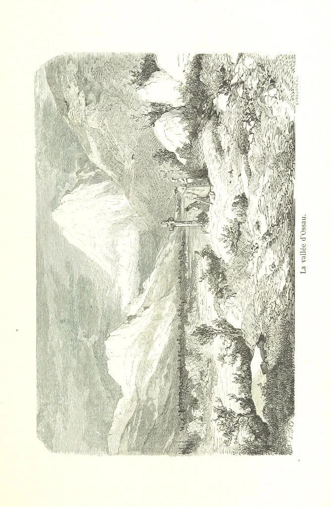 An illustration from Voyage aux Pyrénées ... Troisième édition illustrée par Gustave Doré, 1860, leaf 97