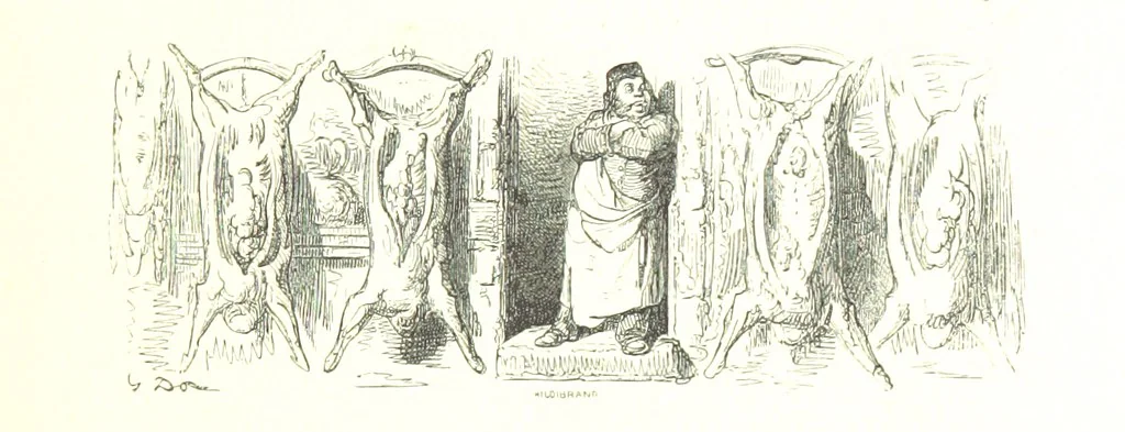 An illustration from Voyage aux Pyrénées ... Troisième édition illustrée par Gustave Doré, 1860, leaf 99