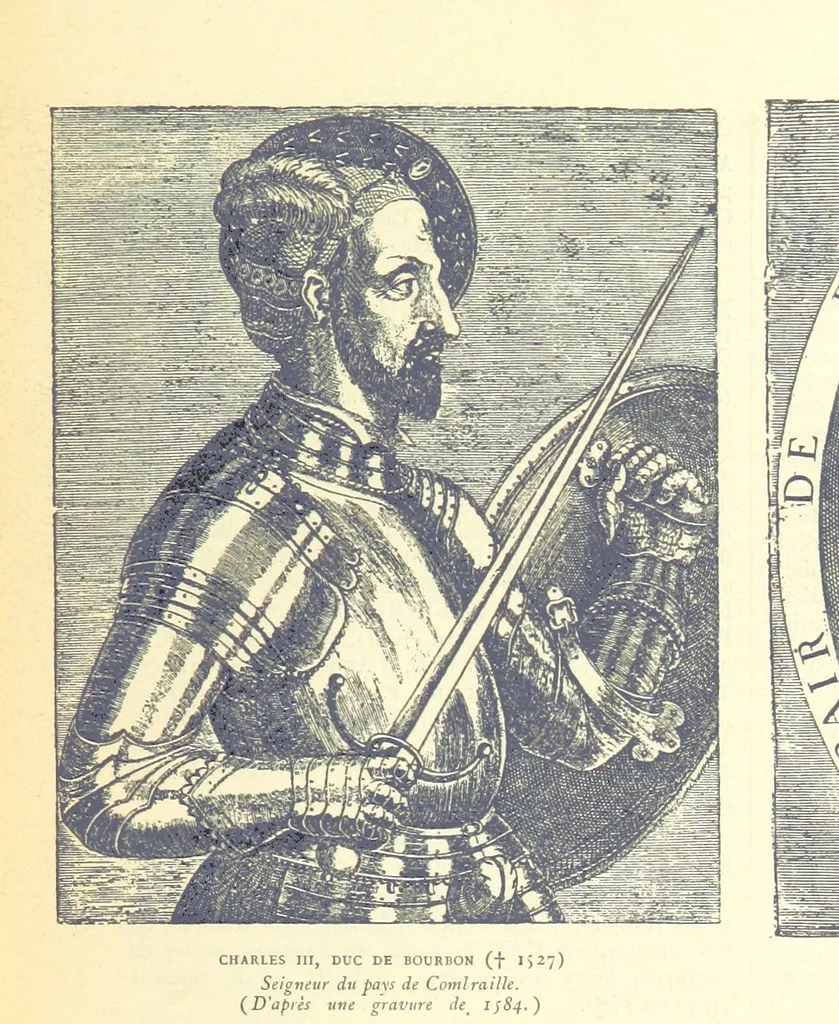 An illustration from Grand Dictionnaire historique, généalogique et biographique de la Haute-Marche, département de la Creuse. [Illustrated, 1894, leaf 103