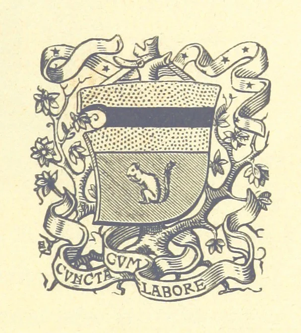 An illustration from Grand Dictionnaire historique, généalogique et biographique de la Haute-Marche, département de la Creuse. [Illustrated, 1894, leaf 11