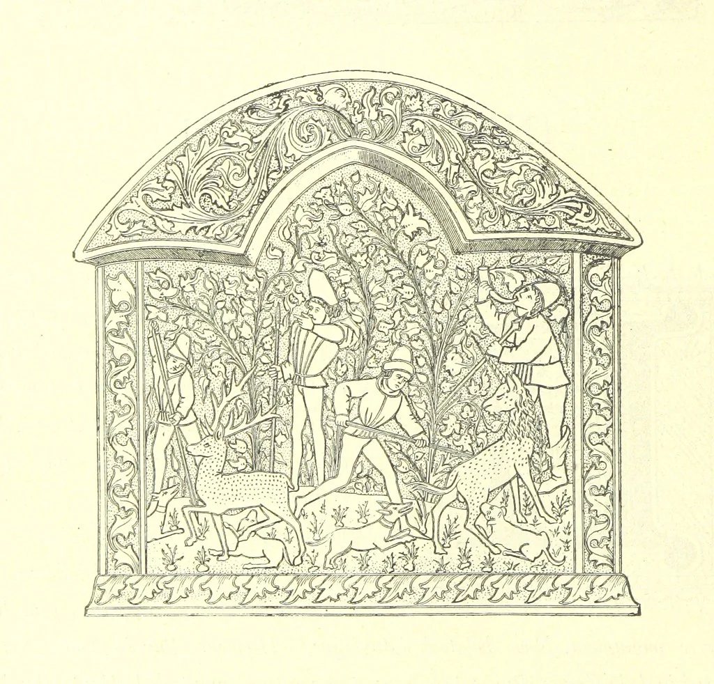 An illustration from Grand Dictionnaire historique, généalogique et biographique de la Haute-Marche, département de la Creuse. [Illustrated, 1894, leaf 14