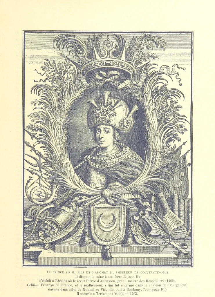 An illustration from Grand Dictionnaire historique, généalogique et biographique de la Haute-Marche, département de la Creuse. [Illustrated, 1894, leaf 23
