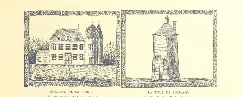 An illustration from Grand Dictionnaire historique, généalogique et biographique de la Haute-Marche, département de la Creuse. [Illustrated, 1894, leaf 37