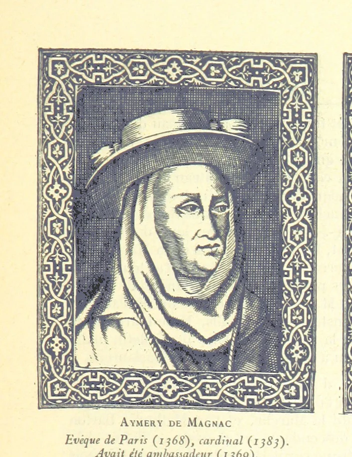 An illustration from Grand Dictionnaire historique, généalogique et biographique de la Haute-Marche, département de la Creuse. [Illustrated, 1894, leaf 83