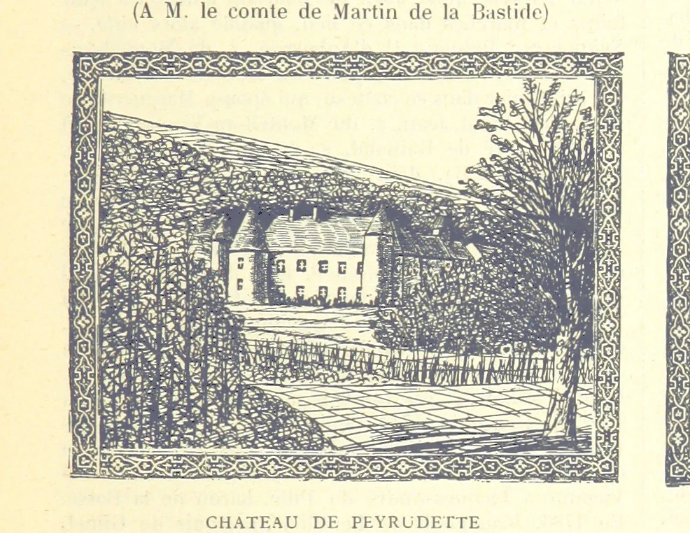 An illustration from Grand Dictionnaire historique, généalogique et biographique de la Haute-Marche, département de la Creuse. [Illustrated, 1894, leaf 89